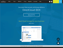 Tablet Screenshot of directcloud.net
